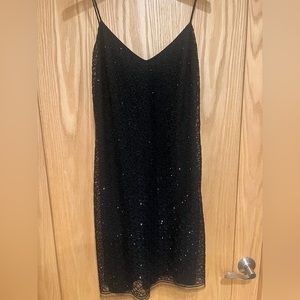 NWT! $4,190 Ralph Lauren Purple Label Holiday Black Dress - Size 8 - Sparkles!